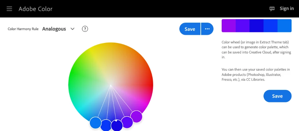 Image from Adobe Color